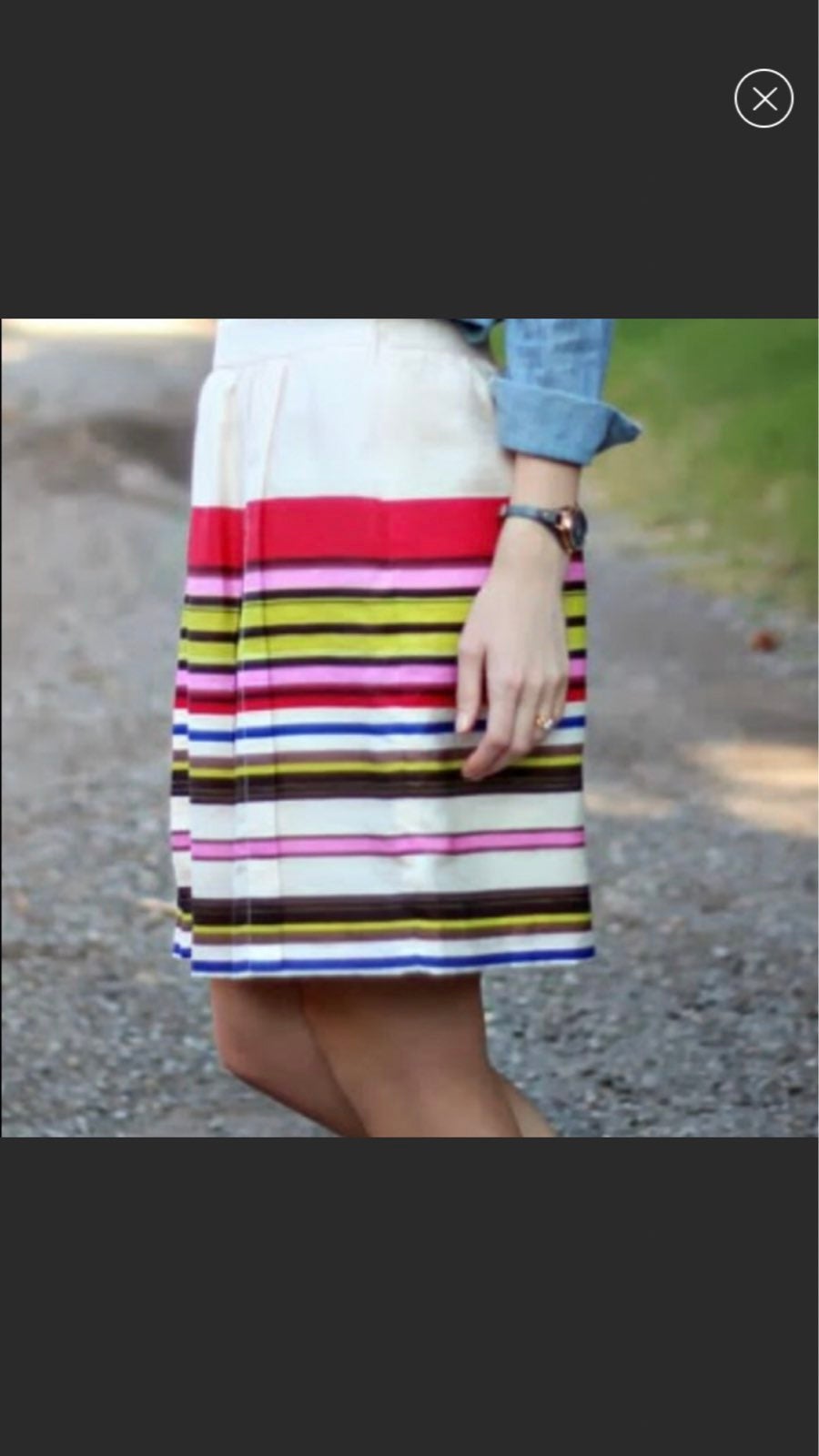 10 16 Antique White Color NWT Ann Taylor LOFT Cotton Aloha Stripe Skirt Size 8 10 16 Antique White Color NWT Ann Taylor LOFT Cotton Aloha Stripe Skirt Size 8